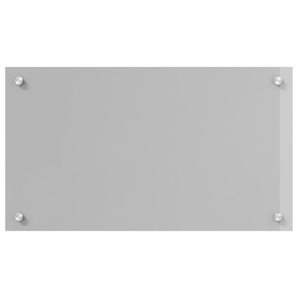 Kitchen Backsplash Light grey 70 x 40 x 0.6 cm Tempered Glass