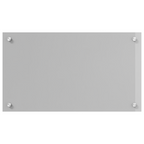 Kitchen Backsplash Light grey 70 x 40 x 0.6 cm Tempered Glass
