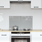 Kitchen Backsplash Light grey 70 x 40 x 0.6 cm Tempered Glass