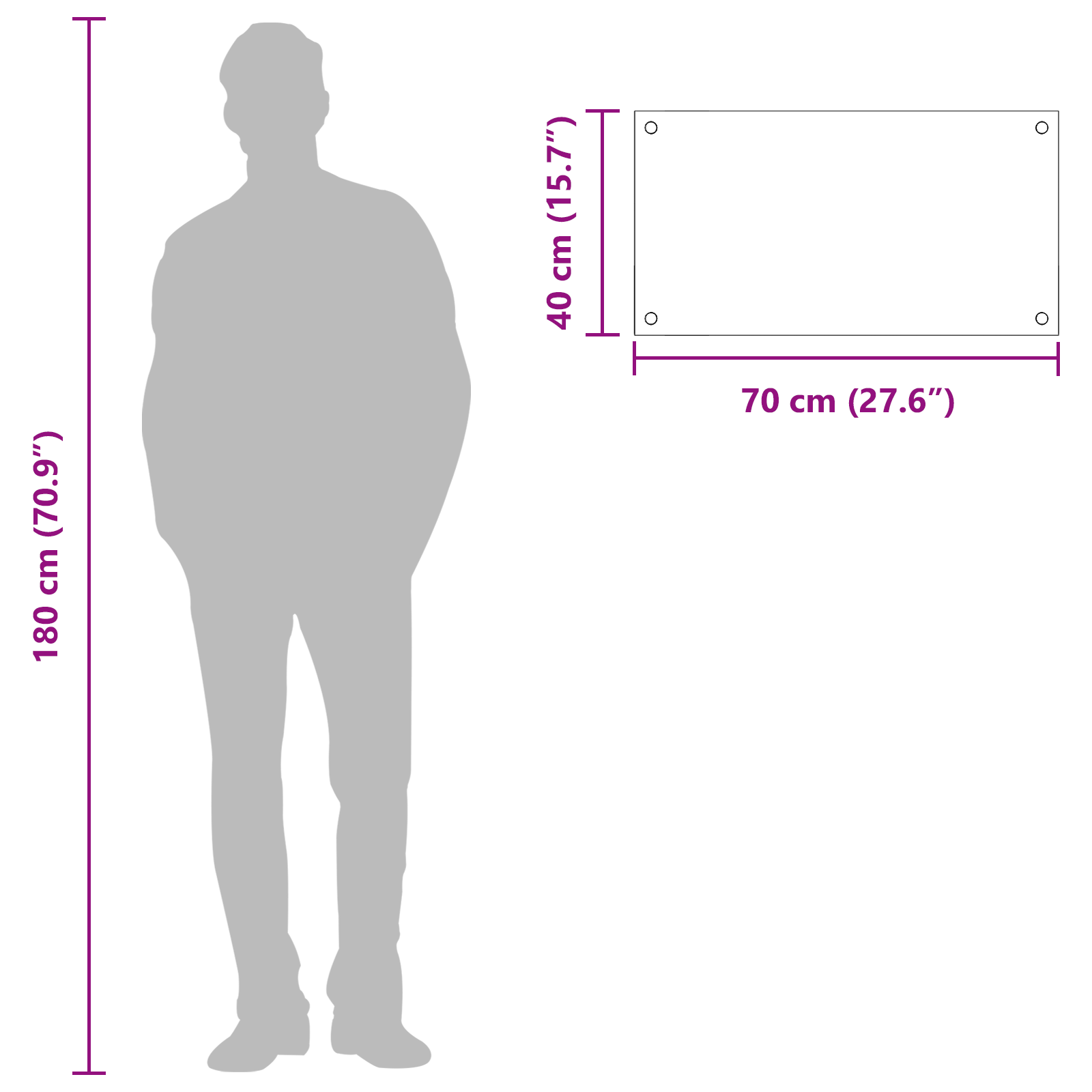 Kitchen Backsplash Light grey 70 x 40 x 0.6 cm Tempered Glass