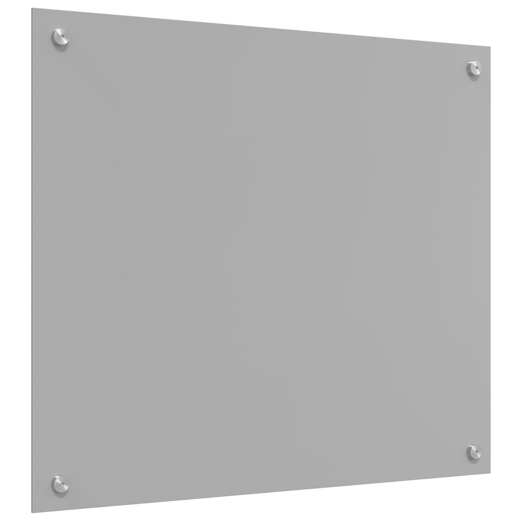 Kitchen Backsplash Light grey 70 x 60 x 0.6 cm Tempered Glass