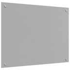 Kitchen Backsplash Light grey 80 x 50 x 0.6 cm Tempered Glass