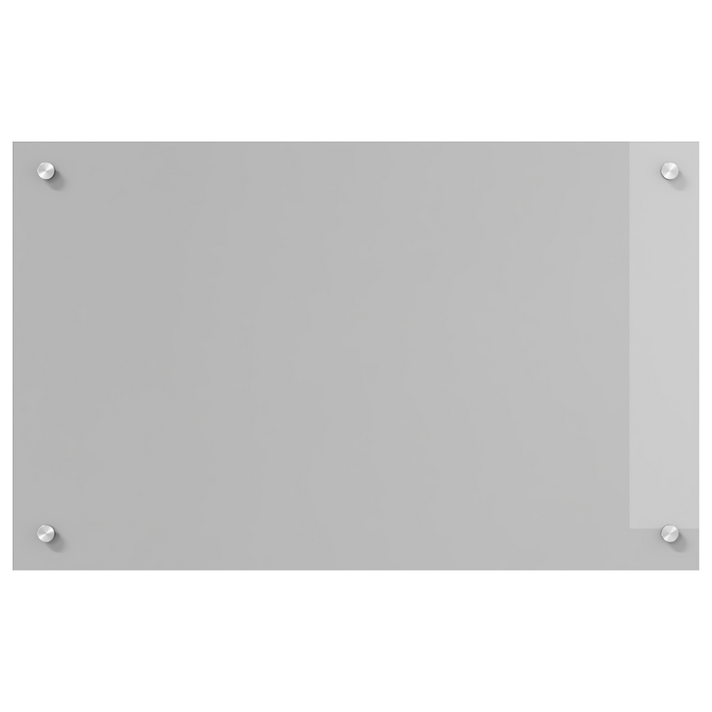 Kitchen Backsplash Light grey 80 x 50 x 0.6 cm Tempered Glass