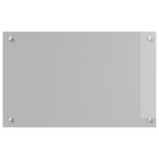 Kitchen Backsplash Light grey 80 x 50 x 0.6 cm Tempered Glass