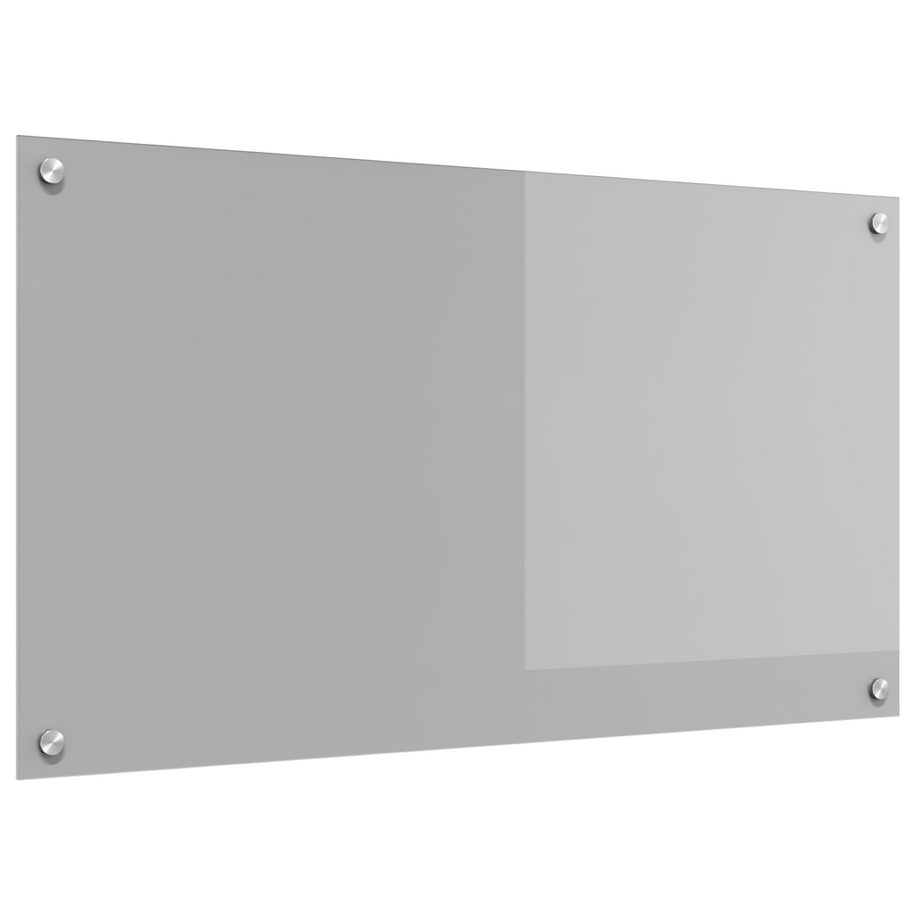 Kitchen Backsplash Light grey 90 x 50 x 0.6 cm Tempered Glass