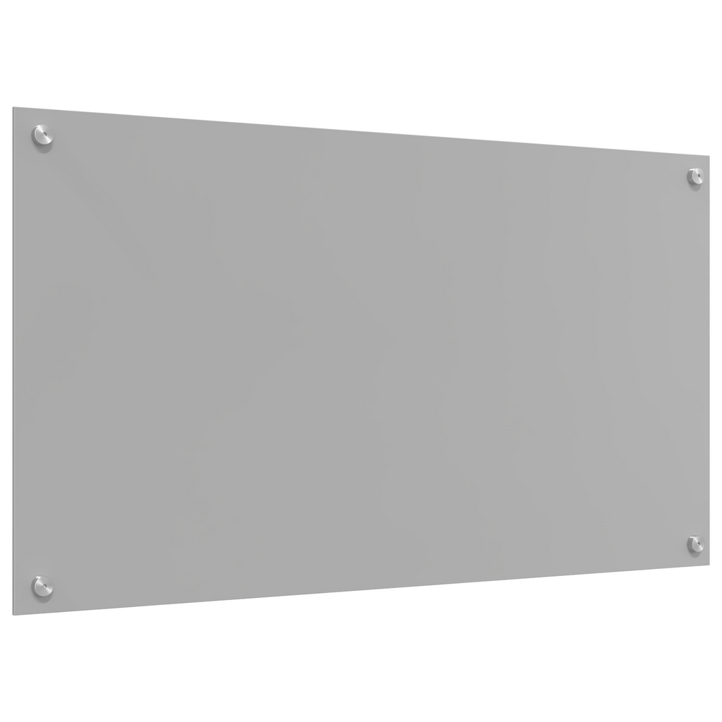 Kitchen Backsplash Light grey 90 x 50 x 0.6 cm Tempered Glass