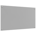 Kitchen Backsplash Light grey 90 x 50 x 0.6 cm Tempered Glass
