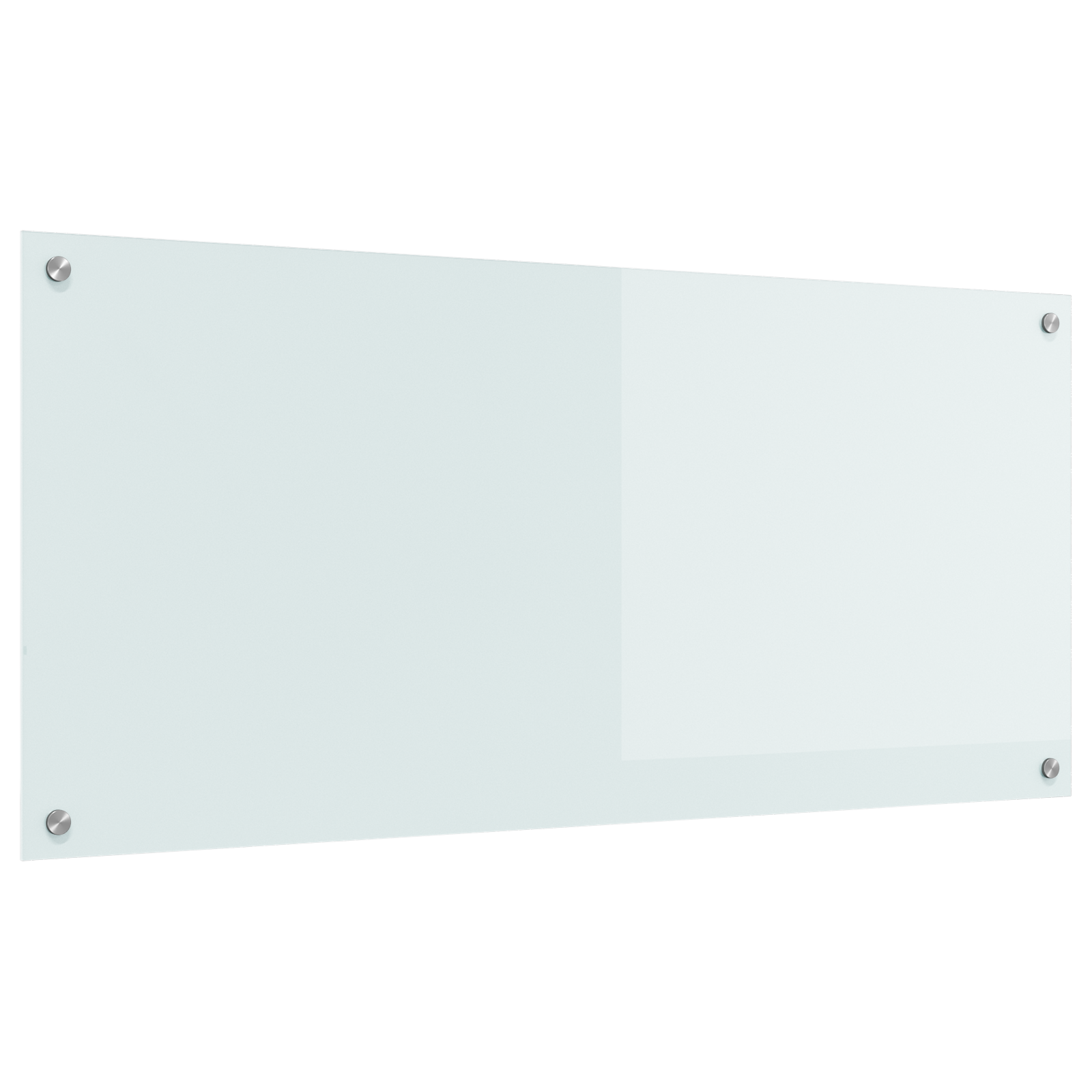 Kitchen Backsplash White 110 x 50 x 0.6 cm Tempered Glass