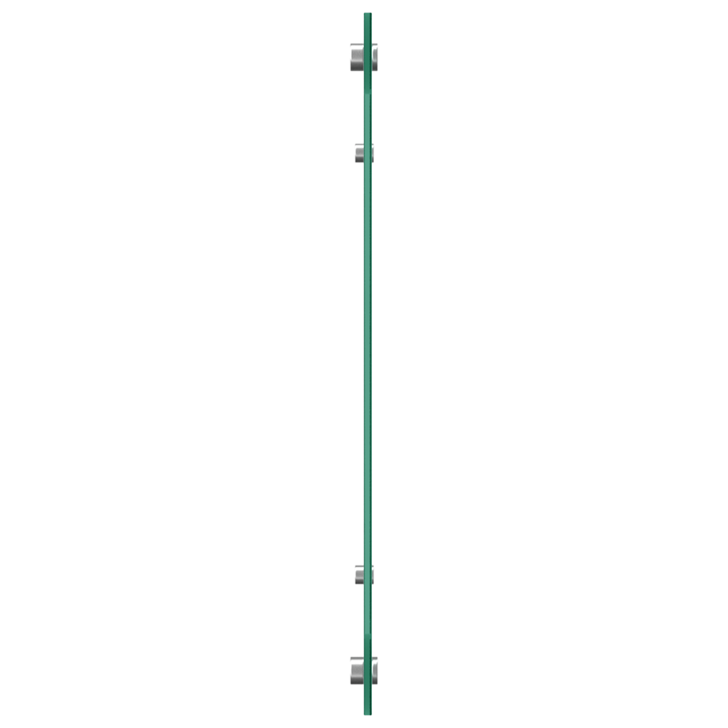 Kitchen Backsplash White 110 x 50 x 0.6 cm Tempered Glass