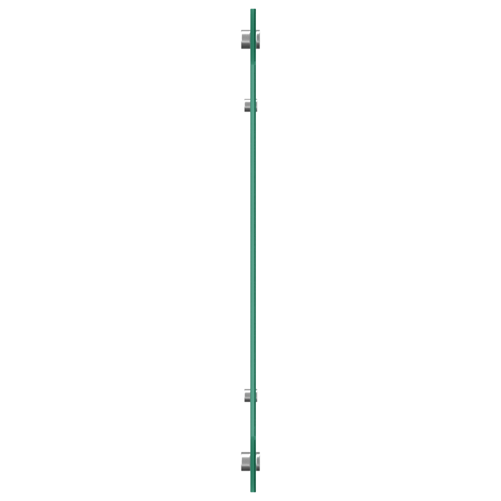 Kitchen Backsplash White 110 x 50 x 0.6 cm Tempered Glass