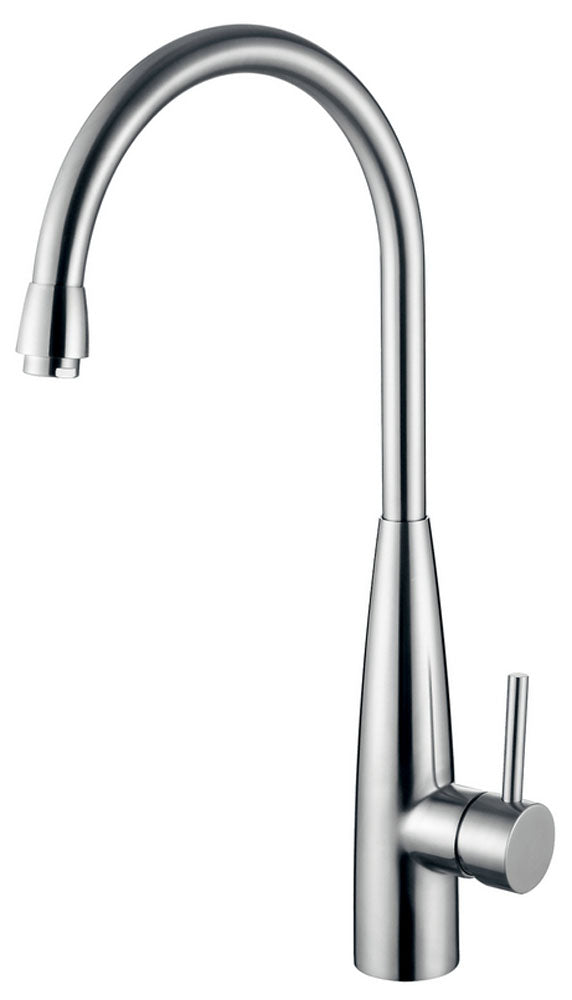 304-Clark RVS Keukenkraan hooggebogen uitloop