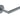 Alonzo toiletrolhouder met vaste arm gunmetal