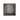 Demis inbouwnis 30 x 30 x 7 cm gunmetal
