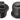 290 Malleable Plug 1/8" zwart