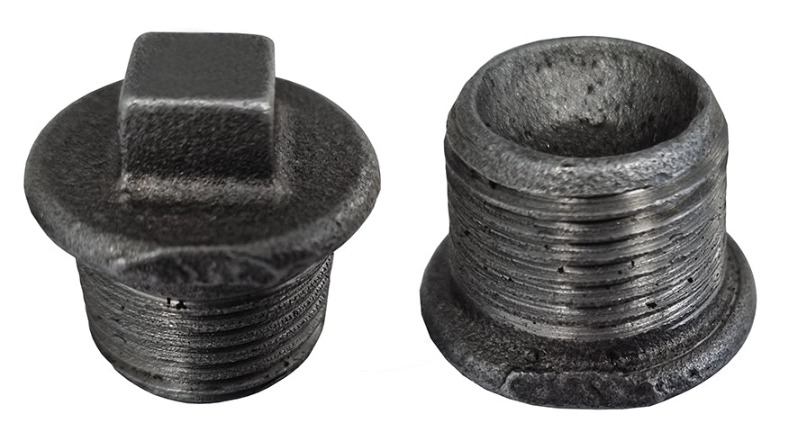 290 Malleable Plug 1/8" zwart